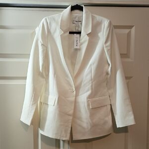 The Drop Women's White Blazer